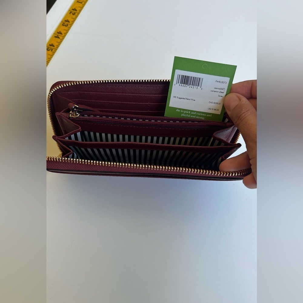 Kate Spade Cameron Street Lacey Wallet-Sienna NWT - Picture 6 of 7